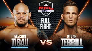 Gleison Tibau vs Micah Terrill  PFL 7 2021 [upl. by Nagorb855]