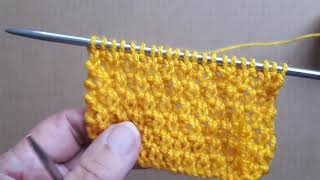 15 How to Knit Irish Moss Stitch Knitting For Beginners Sheilas Just Knitting [upl. by Pownall]