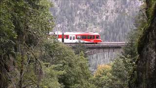 Le Trétien 29092023  Mont Blanc Express et le Viaduc audessus des Gorges du Triège [upl. by Haggai]