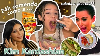 segui a dieta da Kim Kardashian por um dia 🥗 tentei [upl. by Aneev704]