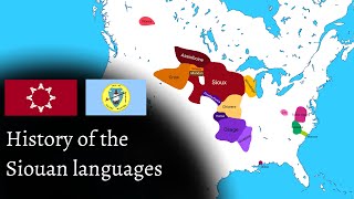 History of the Siouan languages [upl. by Nosniv616]