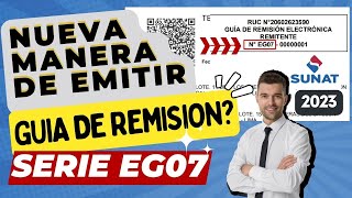 COMO EMITIR GUIA DE REMISION CORRECTAMENTE 2023 [upl. by Encrata844]