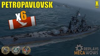 Petropavlovsk 6 Kills amp 104k Damage  World of Warships Gameplay [upl. by Allrud]