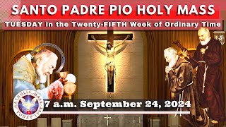 Catholic Mass Today Live at Santo Padre Pio National Shrine  Batangas 24 Sep 2024 7am [upl. by Anibas]