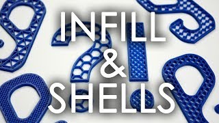 INFILL pattern and SHELLS  How to get the maximum STRENGTH out of your 3D prints [upl. by Hailat561]