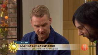 Pizza med hummer Jajamensan så kan du lyxa till helgen  Nyhetsmorgon TV4 [upl. by Fisch275]