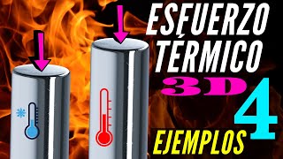 Esfuerzo térmico ejercicios resueltos [upl. by Levana]