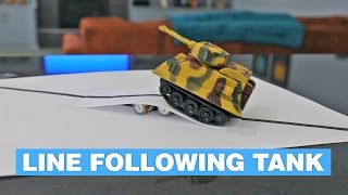 Toy Tank Follows Any Line You Make Using a Marker [upl. by Avihs]