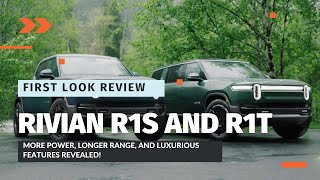 2025 Rivian R1T and R1S First Look Review  Performance Features and Detailed Specs [upl. by Yenhoj]