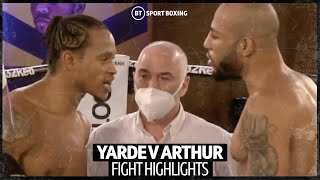 Anthony Yarde v Lyndon Arthur  Official Fight Highlights  SplitDecision Decides Title Bout [upl. by Yurt]