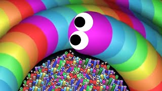 Slitherio AI 204800 Score Epic Slitherio Gameplay 191 [upl. by Atteragram]