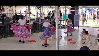 Baile de la Iguana de Guerrero en kermesse Sagrado Corazon en Waukegan Agosto 4 2024 [upl. by Alvan830]