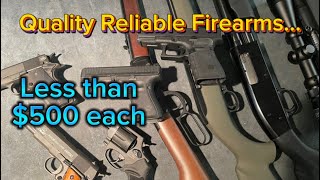 Best affordable Quality handguns and rifles for less than 500 guncommunity edc everydaycarry [upl. by Eahsan386]