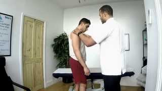 What is Osteopathy Demo treatment for shoulder injury [upl. by Helmut]