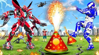 Diwali Robot Vs Rocket Robot Robot Wala CartoonRobot CartoonHindi Kahaniya 2023 [upl. by Akeyla]