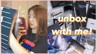 UNBOX merch with me ft SM Global Shop SuperM NCT [upl. by Regen321]