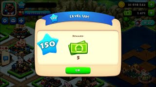 TOWNSHIP Level 150 Gameplay  1 [upl. by Adnawuj98]