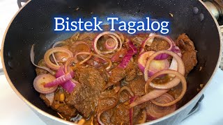 BISTEK TAGALOG  FILIPINO BEEFSTEAK [upl. by Anerual20]