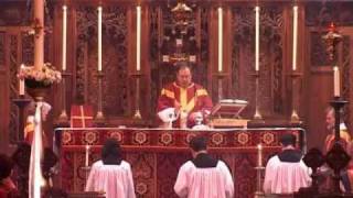 High Mass at S Thomas Chester  the Eucharistic Prayer [upl. by Ahseenat]