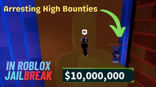 Arresting High Bounties ASMR  Roblox Jailbreak [upl. by Jacie]