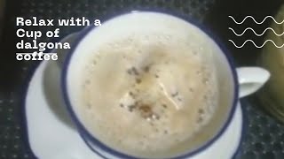 how to make dalgona coffee dalgona coffee recipe without machine whipped coffee frothy coffee [upl. by Malliw]