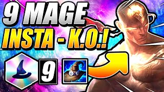 9 MAGE LEE INSTANT KNOCK OUT OF ARENA  TFT SET 4 Teamfight Tactics FATES I GAMEPLAY Guide PBE [upl. by Hsot]