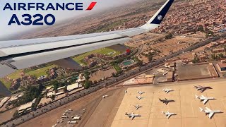 🇲🇦 Marrakesh RAK  Paris CDG 🇫🇷 Air France Airbus A320 FULL FLIGHT REPORT Sky Priority [upl. by Abbate]