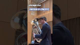 Euphonium Solo  Fantasia Di Concerto brass music euphonium brassband musicmajor música [upl. by Narhem384]