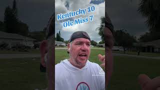 Kentucky 10 Ole Miss 7 HT  ole Miss played its worst half of the season [upl. by Bouldon]