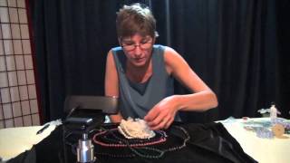 Gemstone Therapy Demonstration How to Use Quartz Crystal Clusters [upl. by Doralynne374]