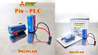 Pin nuôi nguồn PLC Mitsubishi Q6BAT lithium 3v 23A 1800mAh xuất xứ Nhật Bản [upl. by Enotna895]