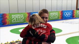 Canada claim third place  Innsbruck 2012 Mixed Curling [upl. by Savitt]