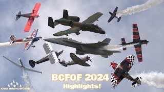 Battle Creek Field Of Flight Airshow 2024  Highlights [upl. by Llerref759]