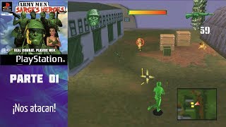 Army Men Sarges Heroes Ps1 Español  Parte 01 ¡Nos atacan [upl. by Ida341]