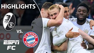 SC Freiburg vs Bayern Munich  Bundesliga Highlights  ESPN FC [upl. by Naved]