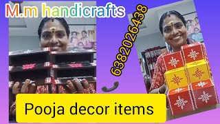 Pooja decor items for diwali 🪔🪔 [upl. by Hurlee806]