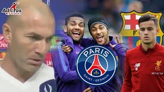 ZIDANE SE MOLESTA  NEYMAR Y ALVES “VENTE AL PSG”  COUTINHO MAS CERCA DEL BARCELONA [upl. by Happ]