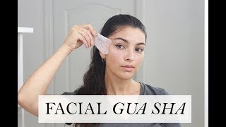 GUA SHA FACIAL MASSAGE  Genuine Glow [upl. by Ynaffit]