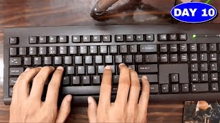 Learn English Typing in 10 Days  Day 10  Free Typing Lessons  Touch Typing Course Tech Avi [upl. by Janifer]