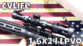 CVLIFE EagleTalon 16x24 LPVO Unboxing amp Overview [upl. by Htenywg]