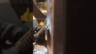 Rebar welding tricks that are rarely discussed howtowelding welding stickweldingthinmetal [upl. by Veron]