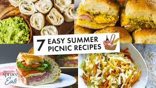 7 Easy Picnic Food Ideas For Your Next Summer Picnic 🍉 🌈 The Spruce Eats PicnicIdeas [upl. by Iover]