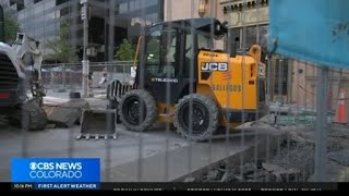 Denver business feels negative impact of construction on 16th Street Mall after flooding [upl. by Enehs]