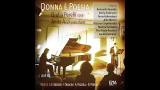 DONNA È POESIA Giulia Perelli voce Anita Azzi pianoforte [upl. by Natsrik182]