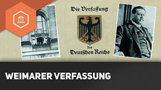 Die Entstehung der Weimarer Verfassung  Die Weimarer Republik [upl. by Eelitan501]