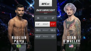 UFC 269 O’Malley vs Paiva Full Fight Highlights [upl. by Alisan]