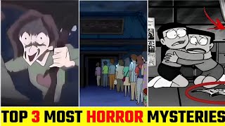 TOP 3 horror And Mysterious Episodes Of Doraemon And Shinchan  Shinchan Horror Episodes In Hindi [upl. by Bagger383]