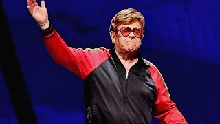 Elton John Cries While Leaving Stage on his Final Farewell Show WATCH VIDEO [upl. by Imac]