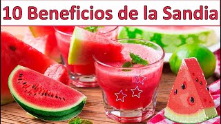 10 Beneficios y propiedades de la Sandíaquot🍉 [upl. by Treharne]