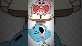 Gumball Watterson vs Anais Watterson and Nicole Watterson vs Richard Watterson edit capcut shorts [upl. by Knighton]